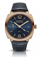 Panerai Radiomir GMT Oro Rosso Bleu Dial hommes Montre Réplique