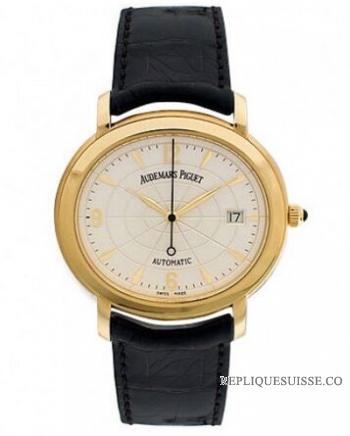 Audemars Piguet Millenary 18kt jaune or noir hommes 14908BA.OO.D001CR.01 Montre Réplique