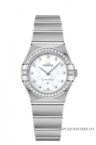 les diamants en acier OMEGA Constellation 131.15.25.60.55.001