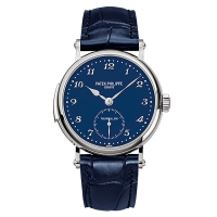 Patek Philippe Grand Complications 37mm email bleu arabe arabe or cuir cuir NEUF 5539G-010 Montres Copie