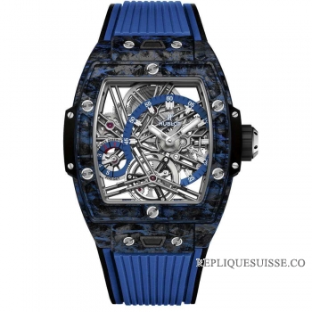 Réplique Hublot Spirit Of Big Bang Tourbillon Carbon Blue