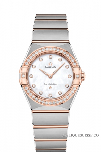 OMEGA Constellation Steel Sedna Gold Diamonds 131.25.28.60.55.001