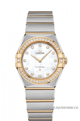 OMEGA Constellation Acier or jaune Diamants 131.25.28.60.55.002