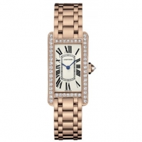 Cartier Tank Americaine Diamants Dames WB7079M5 Montre Réplique