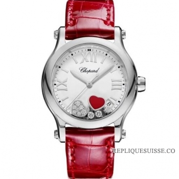 Réplique Chopard Happy Sport Quartz Rond 36mm Femme