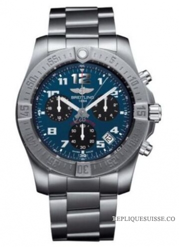 Copie Montre Breitling Hommes Chronospace Evo B60 Titanium Bleu CadranWatch EB601010/C945/152E