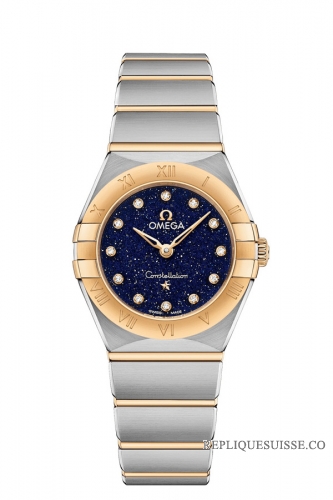 OMEGA Constellation Acier or jaune Diamants 131.20.25.60.53.001