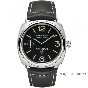 Panerai Radiomir Seal Remontage manuel Cadran noir 45mm PAM00754