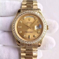 Réplique Rolex Day Date II President jaune or Chamapgne cadran 218348 CHD 218348 CHDP