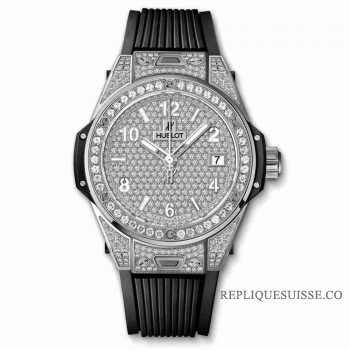 Copie Montre Hublot Big Bang One Click Acier Pave pleine 39mm 465.SX.9010.RX.1604