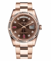 Rolex Day Date Rose Or Brown cadran 118235 CHODRO