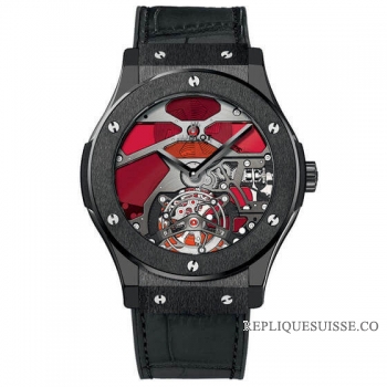 Hublot Classic Fusion Tourbillon Ceramic rouge Vitrail 502.CX.0001.LR