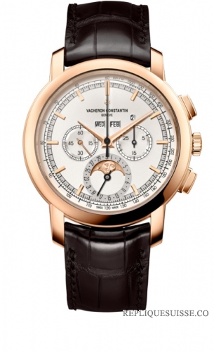 Copie Montre Calendrier perpetuel Vacheron Constantin Traditionnelle chronographe Reference 5000T/000R-B304