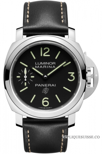 Copie Montre Panerai Luminor Marina Logo 3 Jours Acciaio 44mm PAM00776