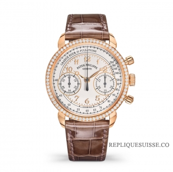 Patek Philippe Chronographe Or Rose / Argent 7150 / 250R-001 Montres Copie