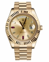 Réplique Rolex Day Date II President jaune or Champagne cadran 218238 CHR 218238 CHRDP