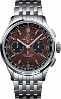 Breitling Premier B01 Chronographe 42 Bentley Centenary Acier inoxydable / Bois / Veau / Bracelet