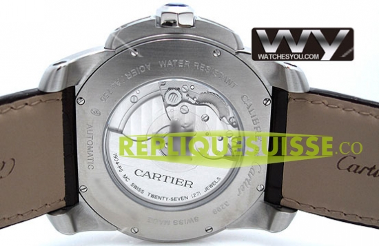 Cartier Calibre De Cartier Automatique Hommes W7100039 Montre Réplique - Cliquez sur l'image pour la fermer