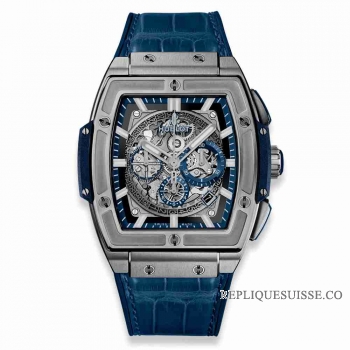 Copie Montre Hublot Spirit Of Big Bang Titane Bleu 45mm 601.NX.7170.LR