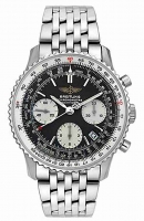 Breitling Navitimer 01 noir Dial Inoxydable acier AB012012 Montre Réplique