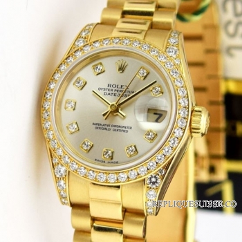 Rolex Datejust Lady Or President 26mm 179158 chdp Montre Réplique