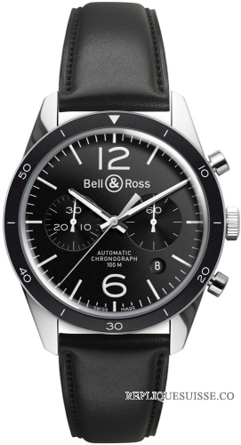 Bell & Ross BR 126 SPORT Chronographe des hommes Montre Réplique