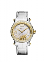 Réplique Chopard Happy Sport Cannes 2018 Happy Palm Automatique Cadran Blanc Diamants Unisexe