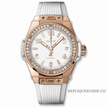 Copie Montre Hublot Big Bang King Diamants Or Blanc 39mm 465.OE.2080.RW.1204