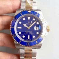 Réplique Rolex Submariner acier et or bleu Dial 116613LB