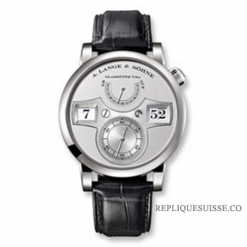 A. Lange & Sohne Lange Zeitwerk Platinum 140.025 Montre Réplique