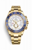 Copie Montre Rolex Yacht-Master II Or jaune 18 ct Cadran blanc m116688-0002