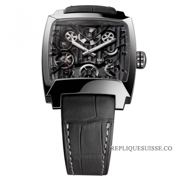 Réplique TAG Heuer Monaco V4 Titanium Tourbillon Montre