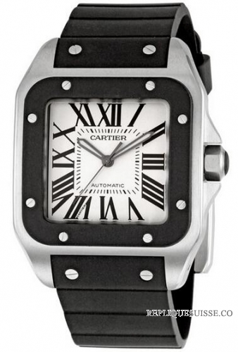 Cartier Santos 100 Automatique Hommes W20121U2 Montre Réplique