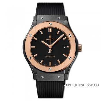 Réplique Hublot Classic Fusion Ceramique King Gold