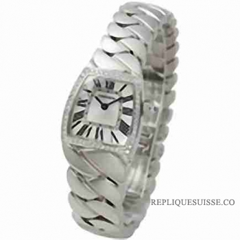 Cartier Dona Diamant Blanc Or Dames WE60039G Montre Réplique