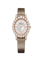 Réplique Chopard L'Heure Du Diamant Main Wind Cadran Blanc Unisexe