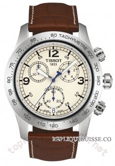 Tissot V8 acier Chronographe brun Hommes T36.1.316.72 Montre Réplique