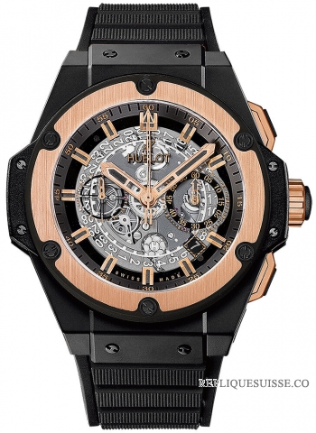 Hublot King Power Unico Ceramic King gold hommes Montre 701.CO.0180.RX