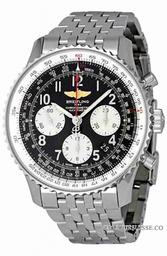 Breitling Navitimer 01 noir Dial Inoxydable acier AB012012 Montre Réplique