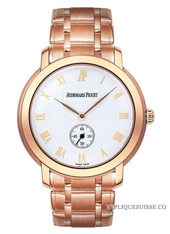 Audemars Piguet Jules Audemars petites secondes rose d\'or 15155OR.OO.1229OR.01 Montre Réplique