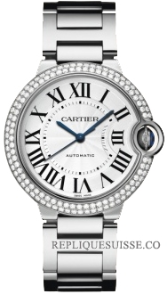 Cartier Ballon Bleu De Diamant Midsize unisexe WE9006Z3 Montre Réplique