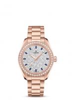 Copie Montre OMEGA De Ville Acier Diamants 424.10.33.20.52.001