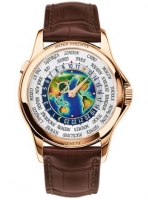 Patek Philippe World Time 5131R-001 Enamel Dial Or rose 2015 Montre Réplique