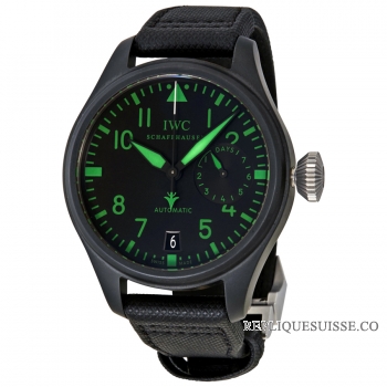 IWC Grande d\'Aviateur TOP GUN Boutique Edition Green IW501903 Montre Réplique