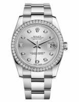 Réplique Rolex Datejust 36mm cadran argente en acier inoxydable 116244 SDO