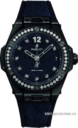 Copie Montre Hublot Big Bang One Cliquez Italia Independant Bleu Fonce Velours 39mm 465.CS.277J.NR.1204.ITI17