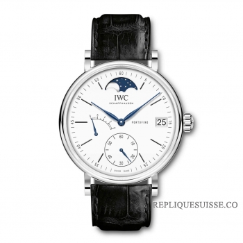 Copie Montre IWC Portofino edition de phase de lune de blessure a la main 150 ans IW516406