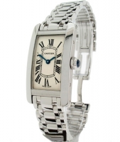 Cartier Tank American Blanc Or Dames W26019L1 Montre Réplique