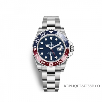 Rolex GMT-Master II or blanc 18 ct M126719BLRO-0003 cadran bleu