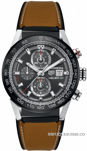 Copie Montre Tag Heuer Carrera Chronographe Automatique Mens CAR201W.FT6122